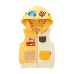 GILET SANS MANCHES IVOIRE MIKI HOUSE