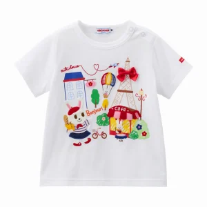 T- SHIRT BLANC USAKO À PARIS