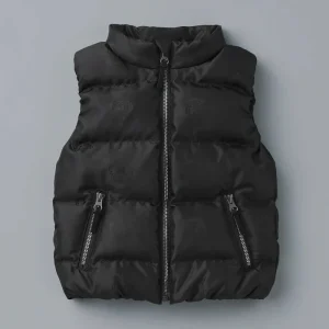 DOUDOUNE SANS MANCHES NOIRE GOLD LABEL