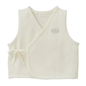 GILET EN COTON BEIGE