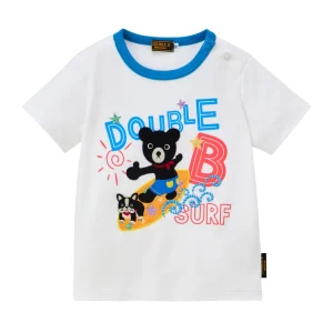 T-SHIRT DOUBLE B BLANC SURF