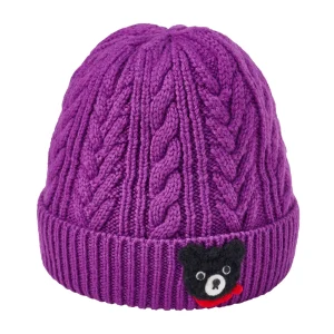 BONNET VIOLET DOUBLE B