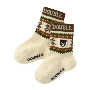 CHAUSETTES  IVOIRE DOUBLE B