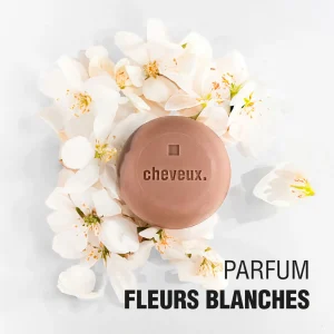 Shampoing solide - Tous Types de Cheveux - Fleurs blanches