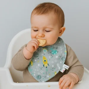 Bavoir bandana bébé : coton, éponge, personnalisable, naissance à 18 mois