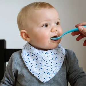 Bavoir en coton bébé : coton, éponge, personnalisable, naissance à 18 mois