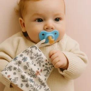 accessoire bébé attache tétine mini doudou