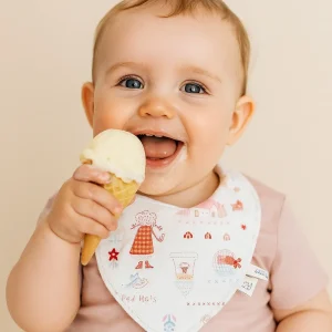 Bavoir bandana bébé : coton, éponge, personnalisable, naissance à 18 mois