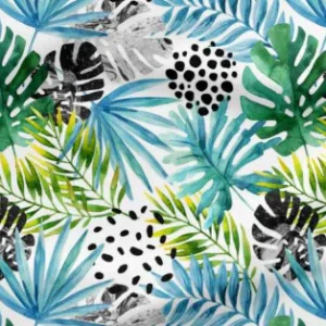 8 Lingettes bébé lavable "Tropical"